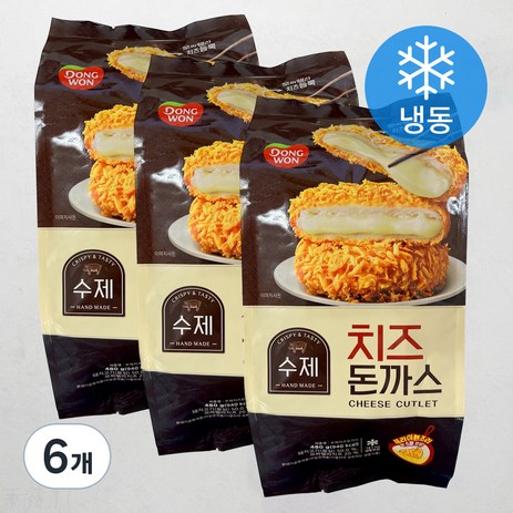 동원 수제 치즈 돈까스 (냉동), 480g, 6개-추천-상품