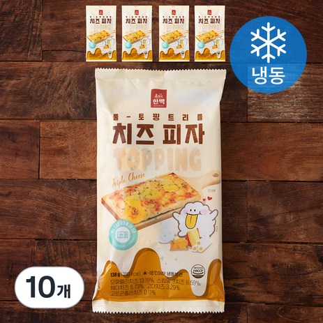 혼담은 트리플 치즈피자 (냉동), 138g, 10개-추천-상품