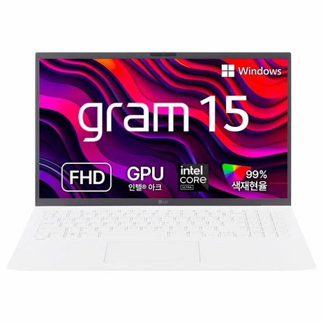 LG전자 그램 15 코어Ultra5, 에센스화이트, 512GB, 32GB, WIN11 Home, 15Z90S-GA59K-추천-상품