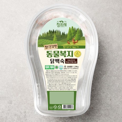 참프레 동물복지 인증 생닭 1151g + 보양백숙용 43g (냉장), 1개-추천-상품