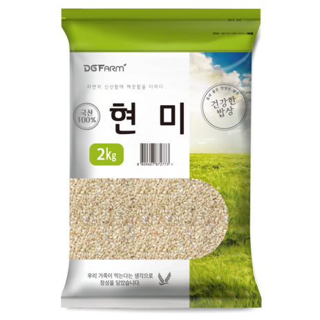 건강한밥상 국산 현미, 2kg, 1개-추천-상품