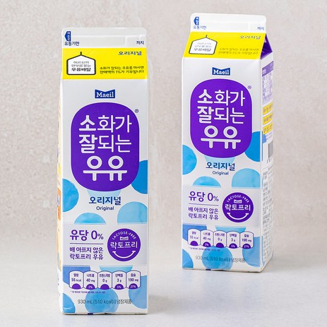 매일우유 소화가 잘되는 우유, 930ml, 2개-추천-상품