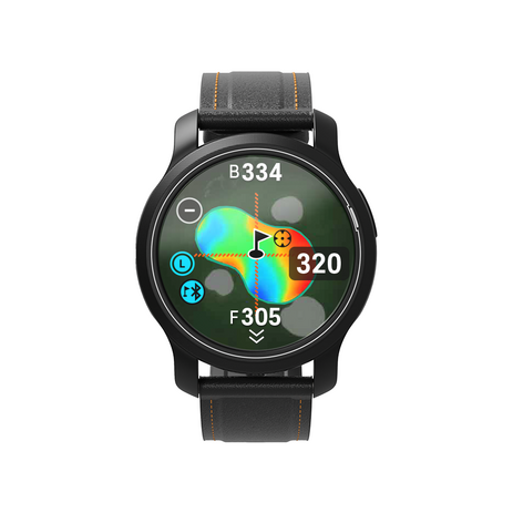 골프버디 aim W12 GPS 스마트핀 호환 시계형 골프 거리측정기, 블랙-추천-상품