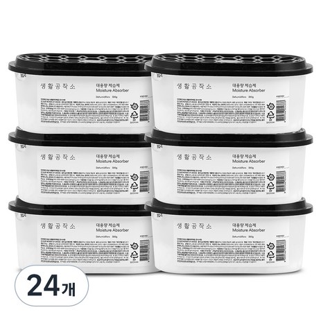 생활공작소 대용량 제습제 본품, 320g, 24개-추천-상품