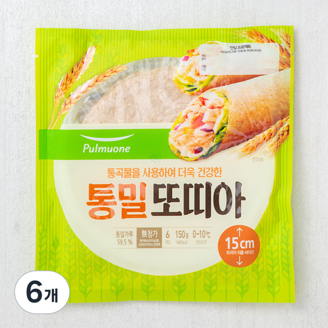 풀무원 통밀 또띠아, 150g, 6개-추천-상품