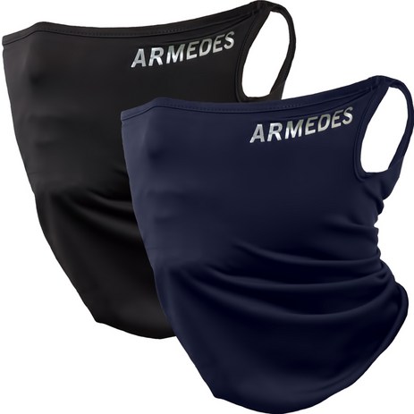 아르메데스 사계절 귀걸이 스포츠 마스크 2p, 블랙, 네이비-추천-상품