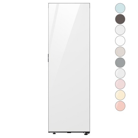 [색상선택형] 삼성전자 비스포크 스탠드형 김치플러스 1도어 키친핏 냉장고 우개폐 348L 방문설치, RQ34C7915AP-추천-상품