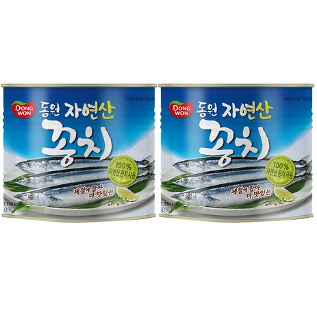 동원 꽁치 통조림, 1800g, 2개-추천-상품