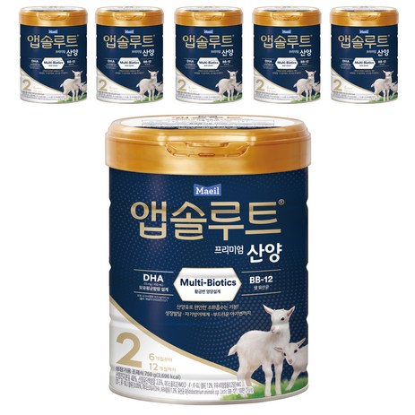 앱솔루트 프리미엄 산양 분유 2단계, 750g, 6개-추천-상품