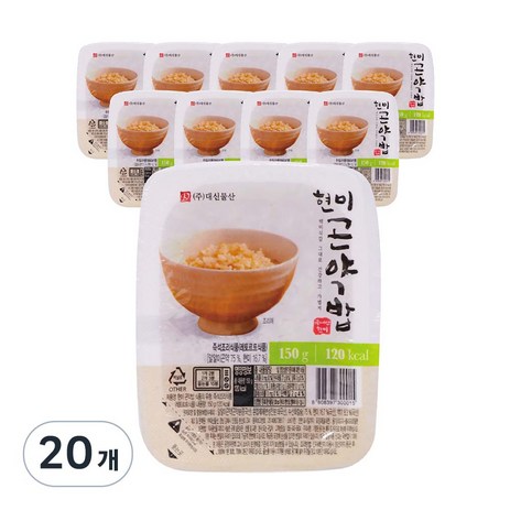 대신곤약 현미곤약 즉석밥, 150g, 20개-추천-상품