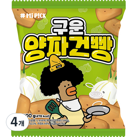 명도물산 구운 양파건빵, 100g, 4개-추천-상품