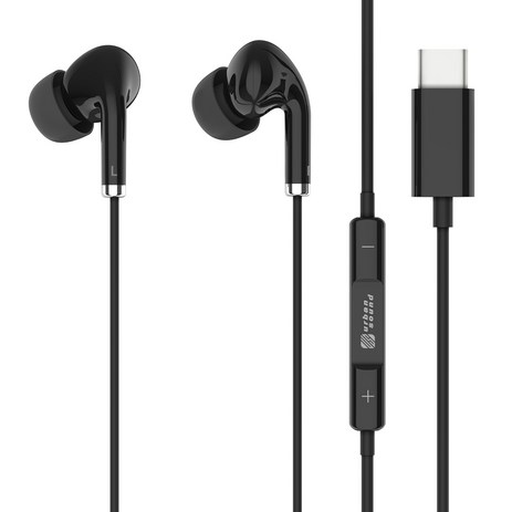 어반사운드 In-Ear C타입 유선 이어폰, US-EPC1, BLACK-추천-상품