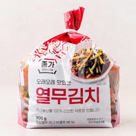 종가 오래오래 맛있는 열무김치, 900g, 1개-추천-상품