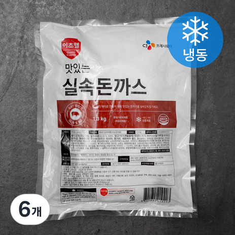 이츠웰 돈까스 (냉동), 1.3kg, 6개-추천-상품