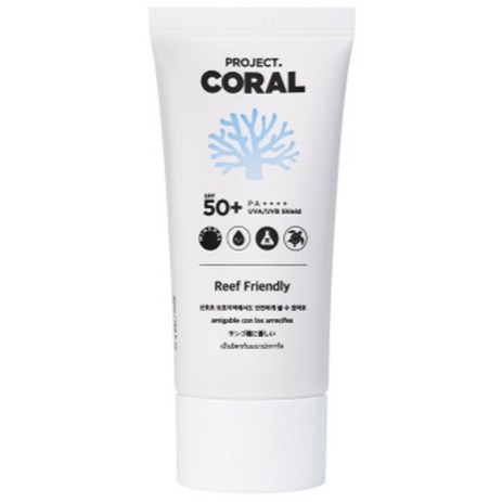 프로젝트코랄 어드밴스드 무기자차 선크림 SPF50+ PA++++, 50ml, 1개-추천-상품