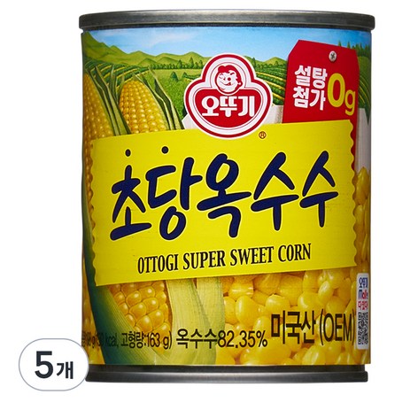 오뚜기 수퍼 스위트콘 초당옥수수, 340g, 5개-추천-상품