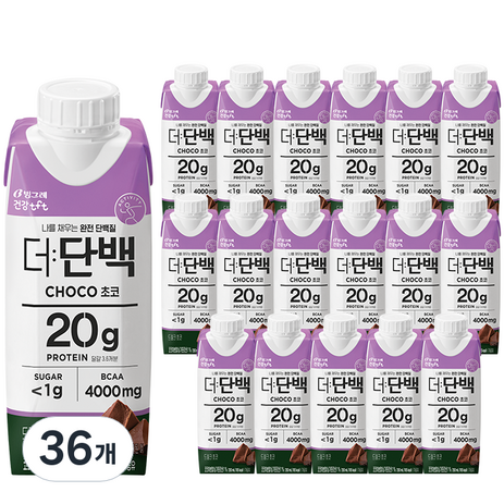 tft 더단백 드링크 초코, 250ml, 36개-추천-상품