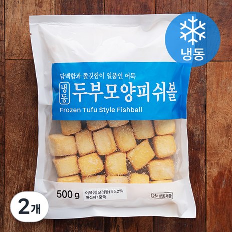 세미원 두부모양 피쉬볼 (냉동), 500g, 2개-추천-상품