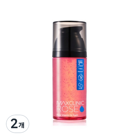 맥스클리닉 로즈 비타민 오일 폼 클렌징, 110ml, 2개-추천-상품