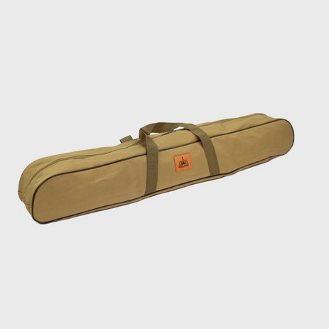 쿨맨 컴팩트 폴대 수납 캠핑 가방, 1개, 골든 브라운-추천-상품