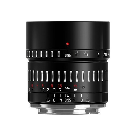 티티아티산 소니 E 마운트 APS-C 렌즈 50mm F0.95 블랙실버-추천-상품