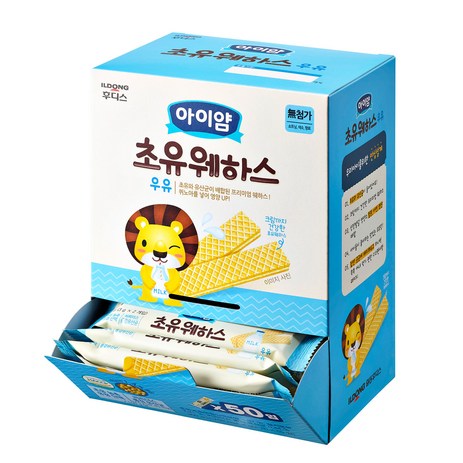 일동후디스 아동용 아이얌 초유웨하스 6g x 50p, 우유, 300g, 1개-추천-상품