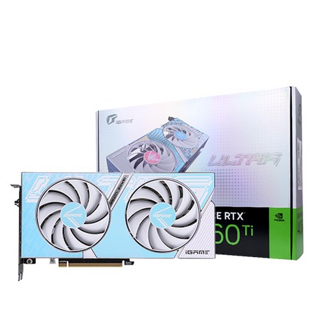 컬러풀 COLORFUL iGame 지포스 RTX 4060 Ti ULTRA DUO OC White D6 8GB 웨이코스, 컬러풀 4060 Ti ULTRA DUO OC White-추천-상품