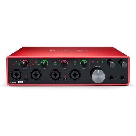 Focusrite 스칼렛 18i8 3세대 USB 오디오 인터페이스, 18i8 (4 Mic Pres)_Interface-추천-상품