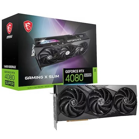 MSI 지포스 RTX 4080 SUPER 게이밍 X 슬림 D6X 16GB 트라이프로져3, RTX4080 슈퍼 게이밍 X 슬림 트라이프로져3-추천-상품