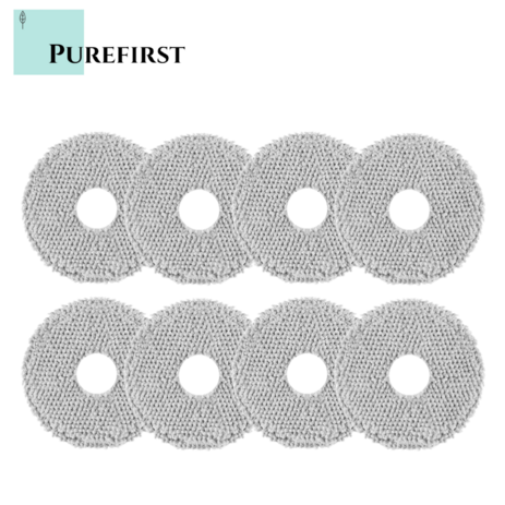 퓨어퍼스트 에코백스 물걸레 그레이 T10 옴니 T20 옴니 X1 호환, 8개, T10/T20/X1-추천-상품