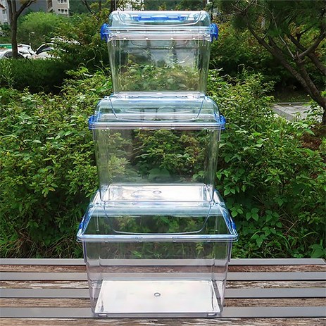 루나벅스 클린케이스 곤충사육통 중 대 특대 채집통 달팽이집 물고기어항-추천-상품