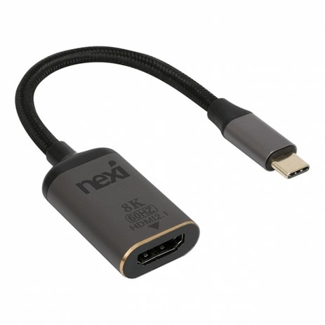 리버네트워크 리버네트워크 NEXI NX-U31HD-8K Type C to HDMI 컨버터 (NX1335), 선택없음-추천-상품