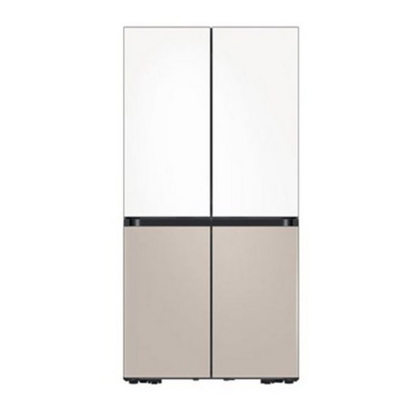 삼성 비스포크 4도어 냉장고 RF60C9012AP6B 새틴화이트+새틴베이지 키친핏 615L-추천-상품