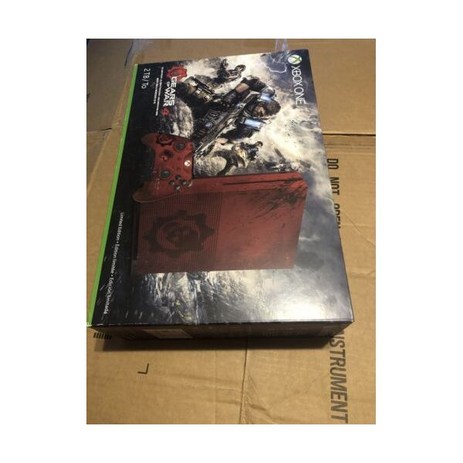 [관부가세포함] Microsoft Xbox One S Gears of War 4 번들 2TB 크림슨 레드 NEW No1681-추천-상품