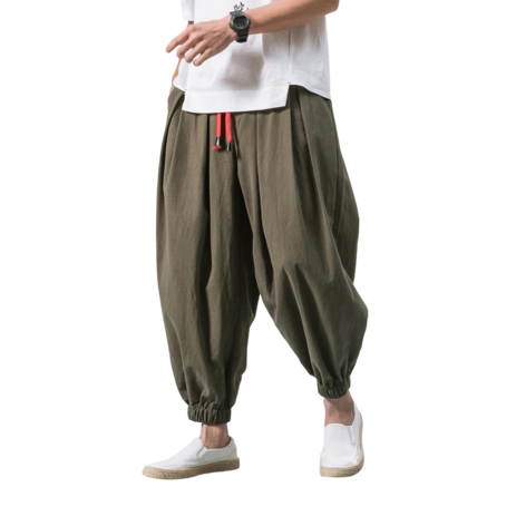 남자 와이드 빅사이즈 린넨 배기팬츠/벌룬팬츠 Men's trousers-추천-상품