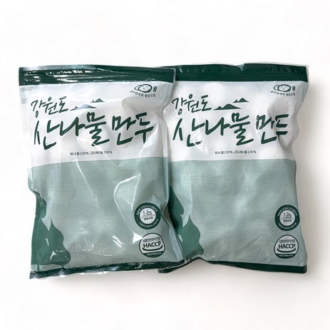 토박이마을 강원도 산나물 만두, 1.2kg, 2개-추천-상품