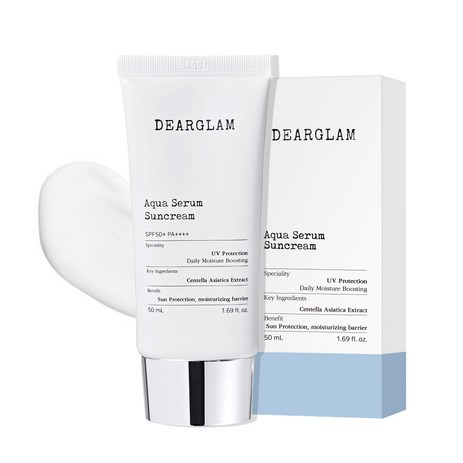 디어글램 아쿠아 세럼 선크림, 50ml, 2개-추천-상품