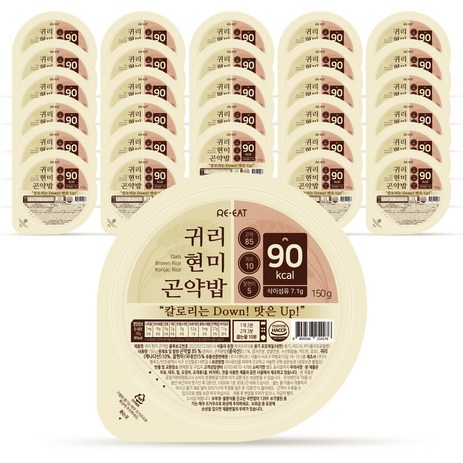 리잇 귀리현미 곤약밥, 30개, 150g-추천-상품