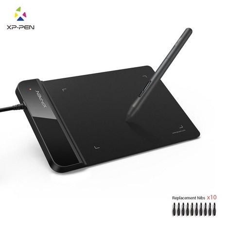 xp pen star g430s 4x3 인치 디지털 드로잉 태블릿 8192 레벨 아트 그래픽 태블릿 펜 태블릿 osu 플레이 지원 windows mac, 1개-추천-상품