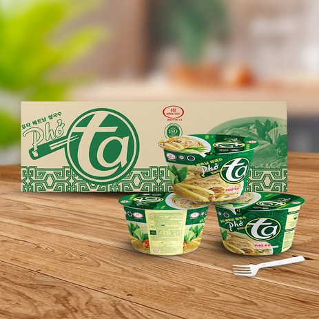 빈타이포타 베트남 소고기향 컵쌀국수_1BOX(9EA), 9개-추천-상품