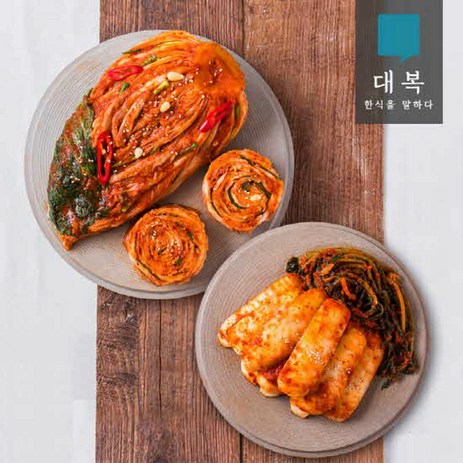 대복 포기김치 2kg+총각김치2kg (꽃게육수로 시원하고 아삭한 맛), 1개-추천-상품