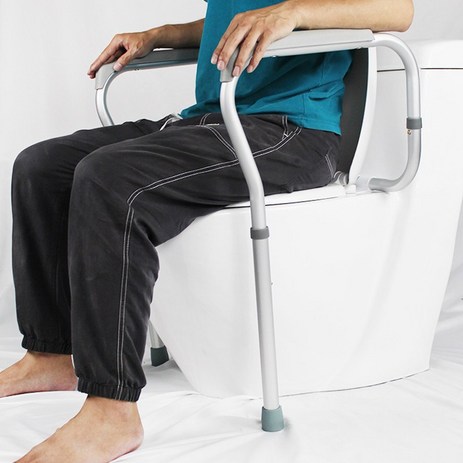 화장실 안전 손잡이 변기 안전바 장애인 노약자 노인 환자 병원 보조기구, 1개-추천-상품