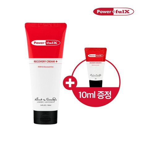 [파워풀엑스]-리커버리크림-플러스-100ml+10ml(2ml*5ea)-추천-상품