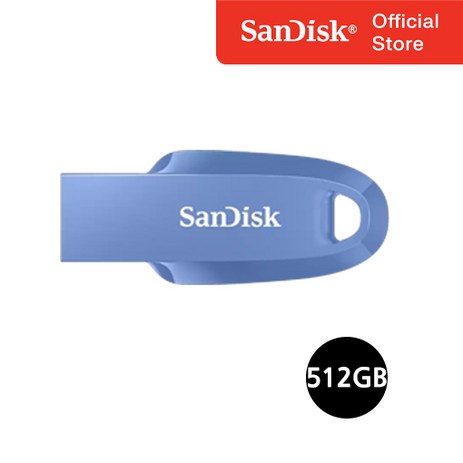 샌디스크코리아 공식인증정품 USB메모리 Ultra Curve 울트라 커브 USB 3.2 CZ550 512GB 네이비블루, 512기가-추천-상품