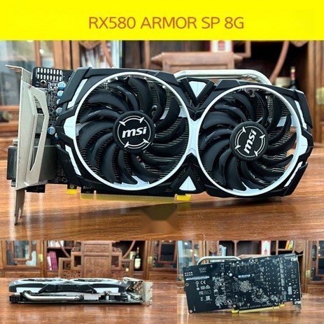 ASUS RX6800XT 사파이어 그래픽카드 예스톤 580 5700 6700XT 12G 6800 16G, MSIRX5808G2048sp-추천-상품