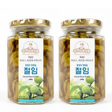 홍쌍리 청매실농원 매실 절임 240g x 2개-추천-상품