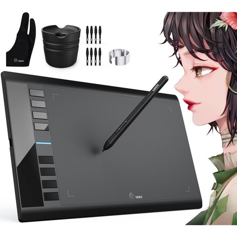 ugee-유지-M708-드로잉-패드-그래픽-펜-타블렛-10*6인치-유선-연결-추천-상품
