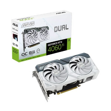 ASUS DUAL 지포스 RTX 4060 Ti O8G OC D6 8GB White [공인인증점], 선택없음-추천-상품