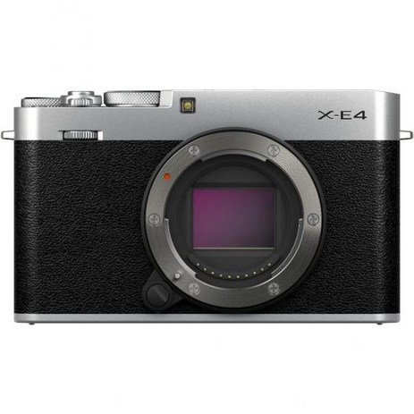 후지필름 FUJIFILM 미러리스 디지털카메라 XE4 바디 실버 FXE4S, 실버_레인지 파인더 | 바디(렌즈 없음)-추천-상품