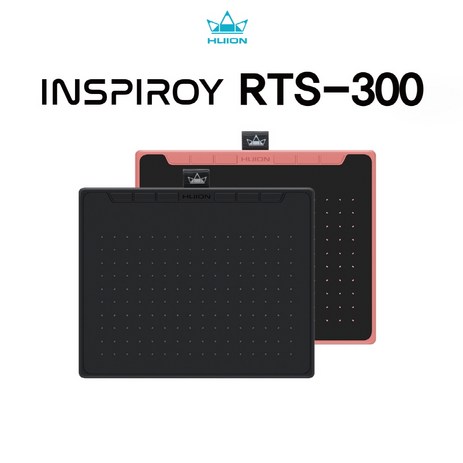 휴이온 RTS-300(블랙/핑크) 7인치 펜타블렛, RTS-300, 코스믹 블랙-추천-상품